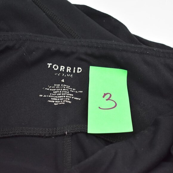 Torrid Active-wear Performance Core Boot Cut Pant Color Black Size 4‎ GUC - Picture 5 of 5